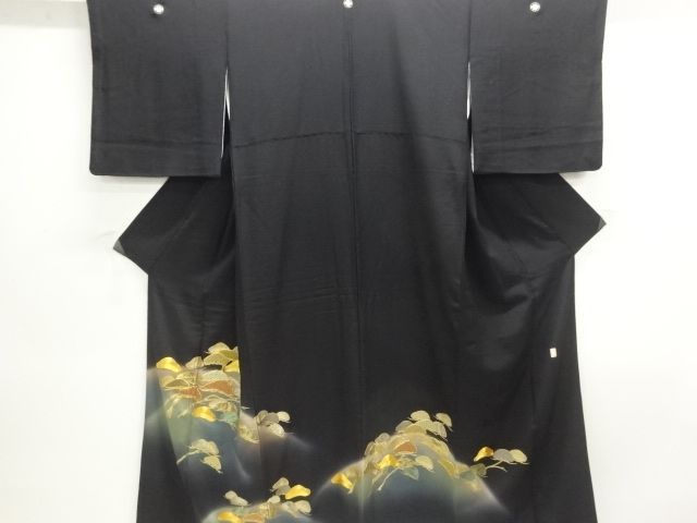 JAPANESE KIMONO / TOMESODE / PINE / ARTIST WORK